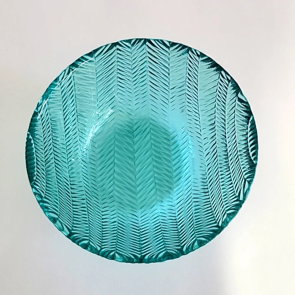 Arcoroc vintage teal